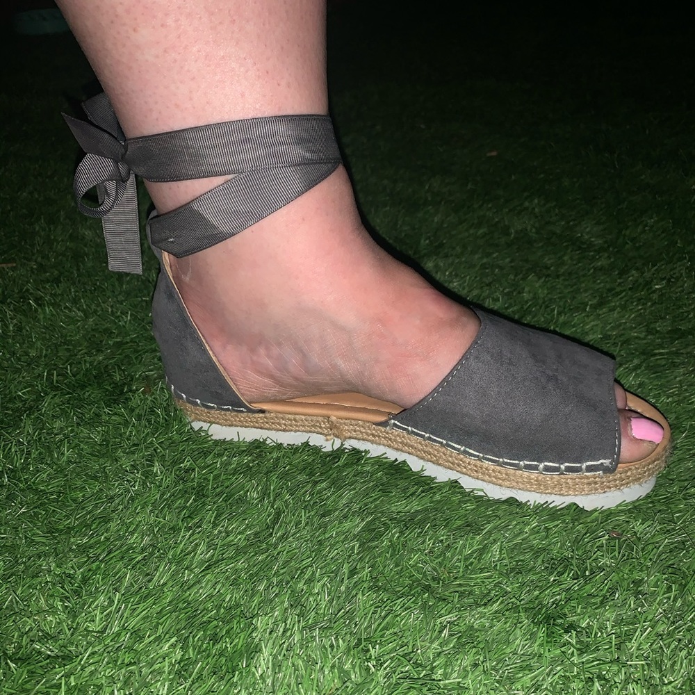 Grey platforms